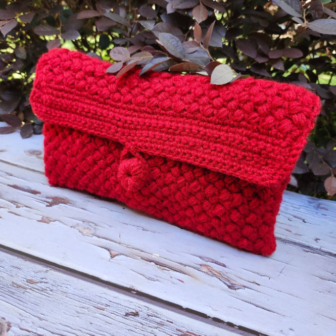 Clutch bag crochet