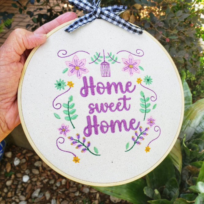 embroidery hoop bamboo