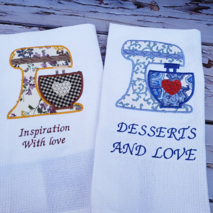 Kitchen embroidery towels