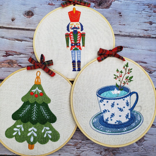 Hoop embroidery Christmas