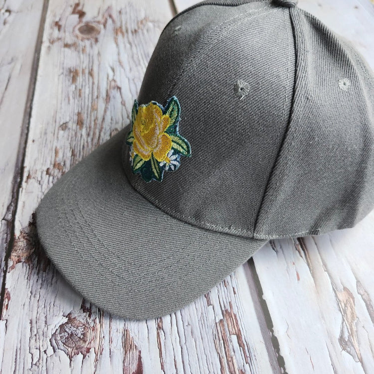 Cap embroidery applique