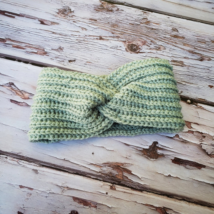 crochet twist headband