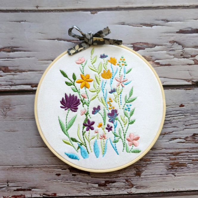 hoop floral field