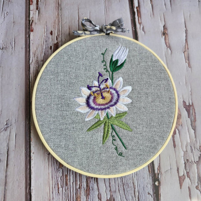 passion flower hoop