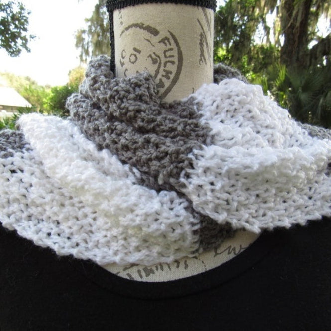 knit neck scarf