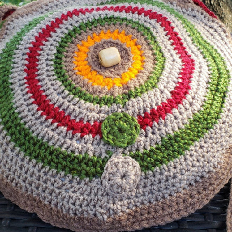 Knit Round Bag