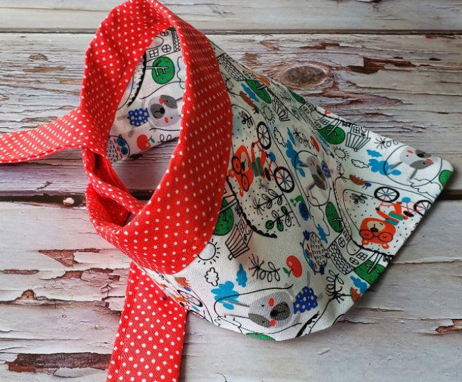 cotton dog bandana