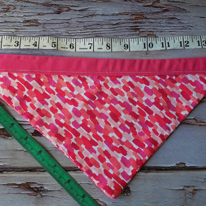 pink dog bandana