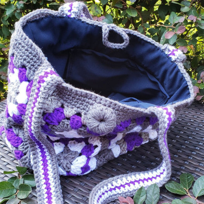 Granny Square Tote