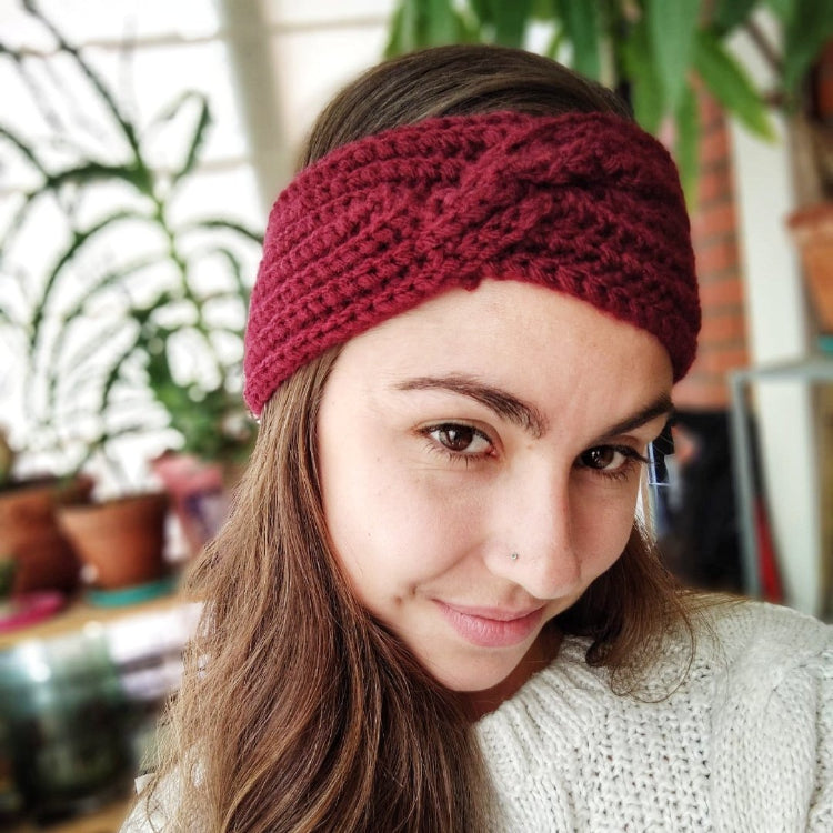 crochet twist headband