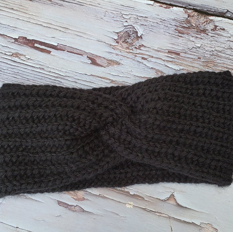 crochet twist headband