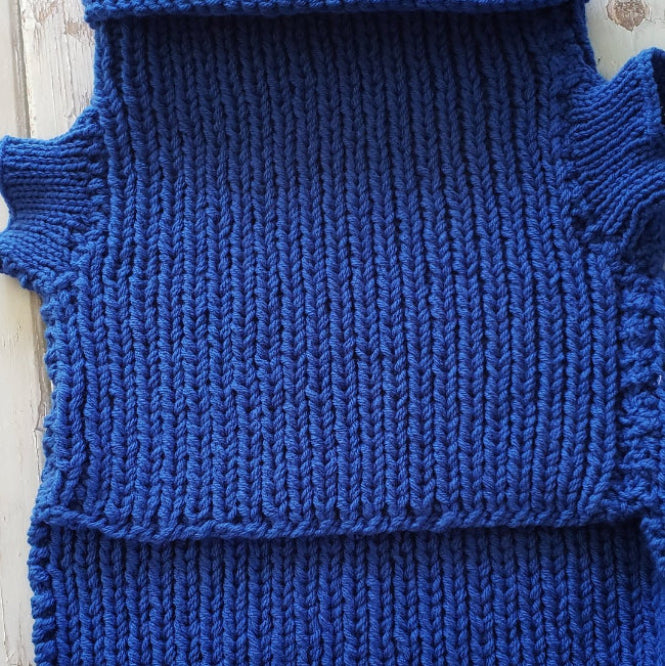 crochet bulldog sweater