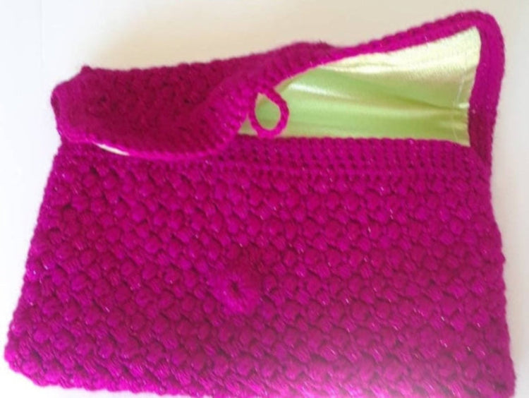 crochet clutch purse