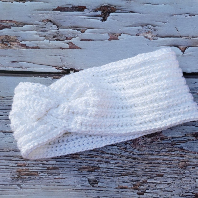 crochet twist headband