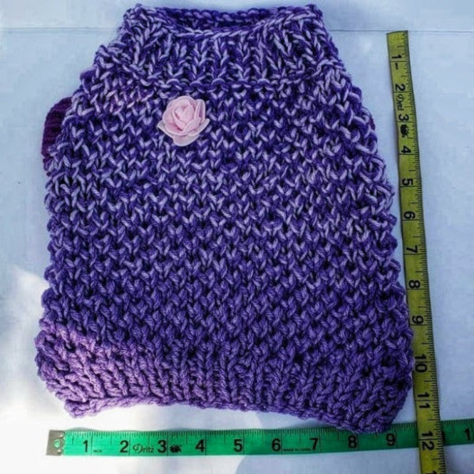 crochet puppy sweater