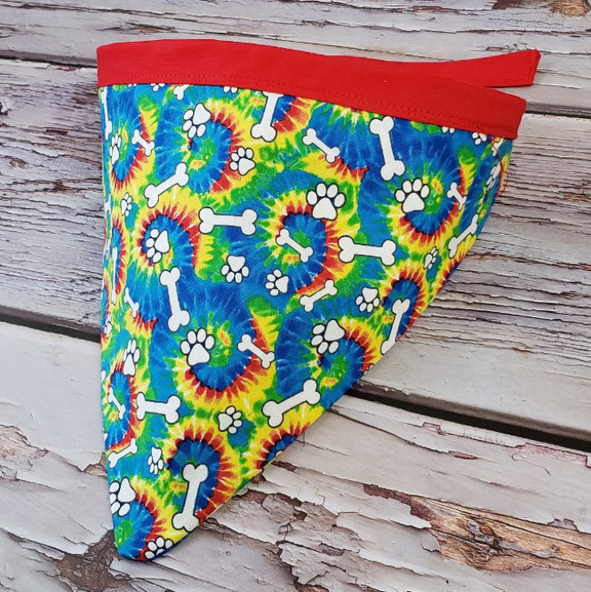 Rainbow dog bandana