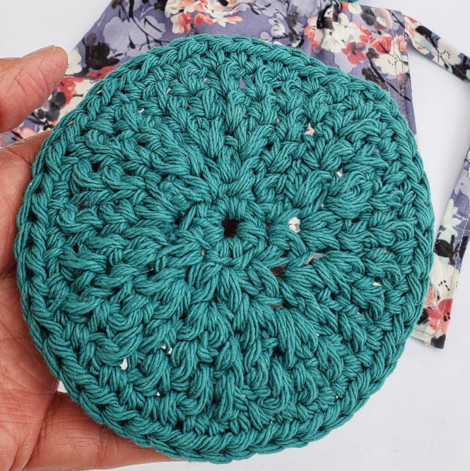 blue scrubbies