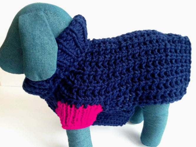 crochet dog sweater