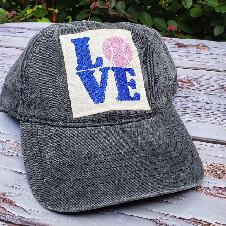 tennis cap embroidered