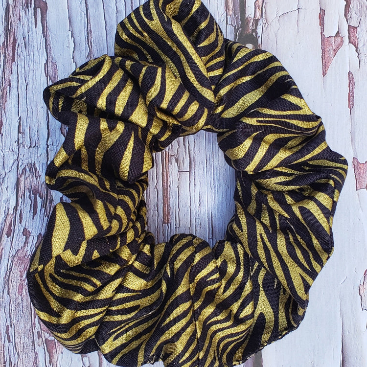 animal print scrunchie