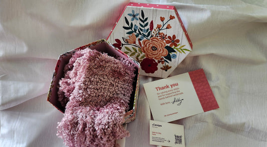 Handcrafted gift packaged carefully for direct shipping by Luniquedesigns