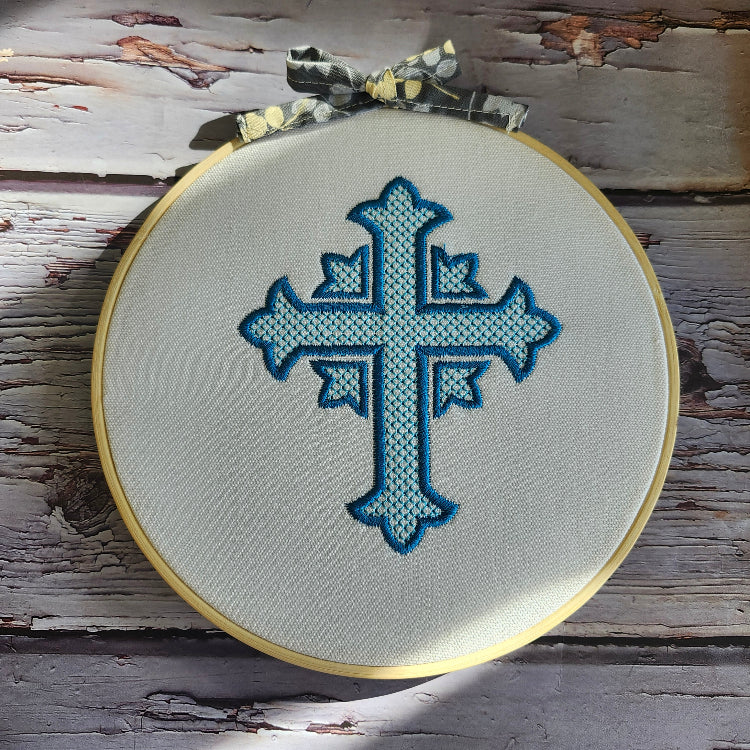 Hoop Blue Cross