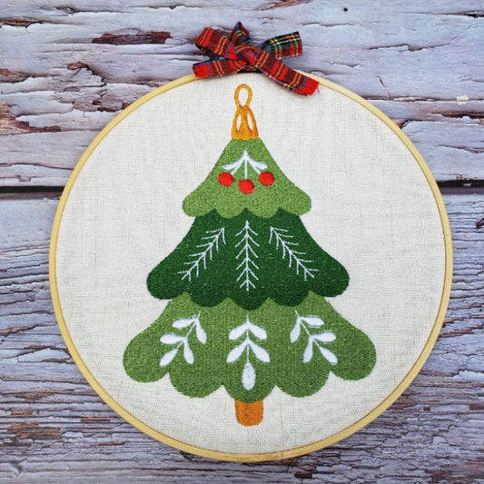 Hoop embroidery Christmas