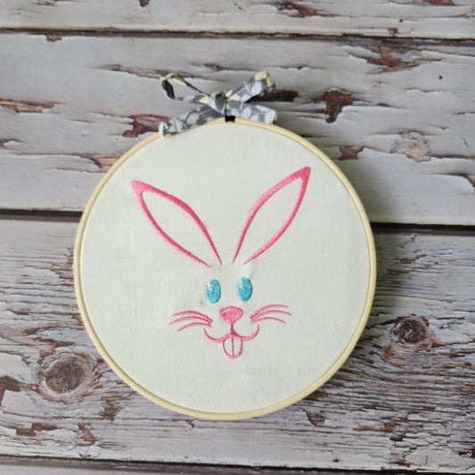 hoop embroidered
