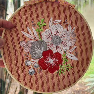 retro hoop embroidered