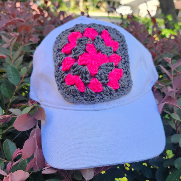 Crocheted Square Cap