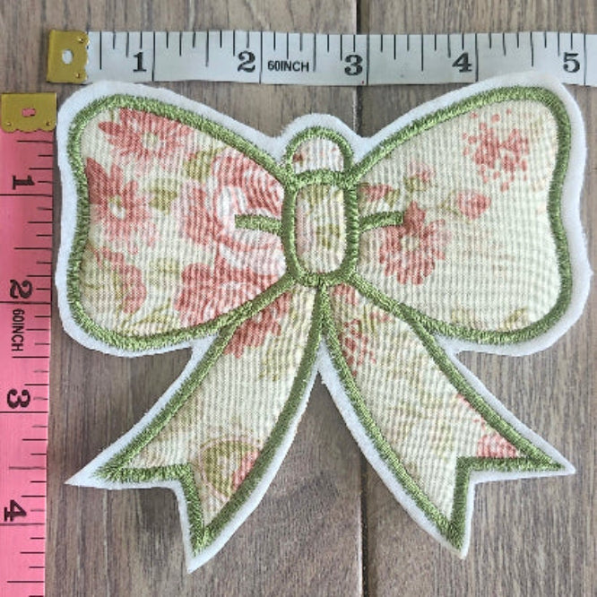 embroidery patches bows