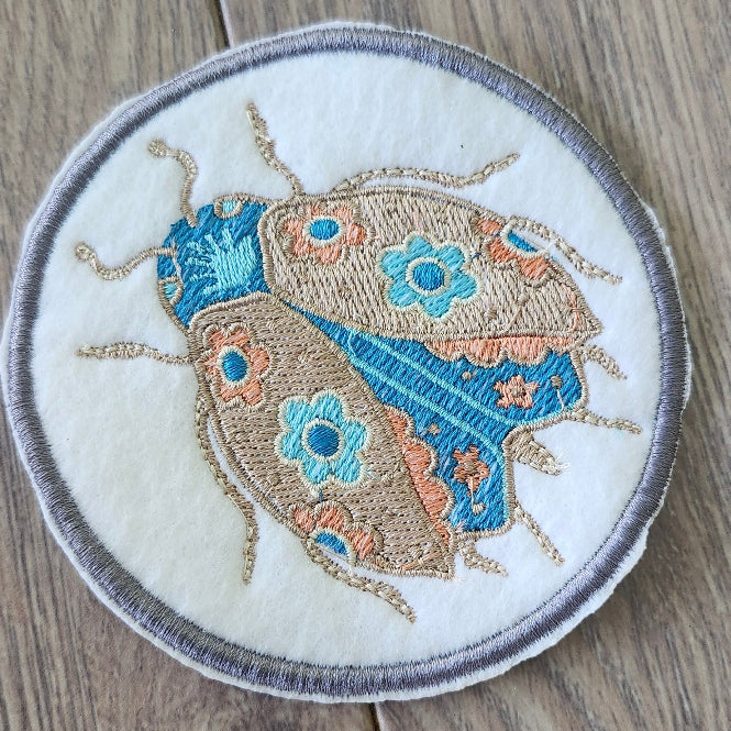 patch floral ladybug