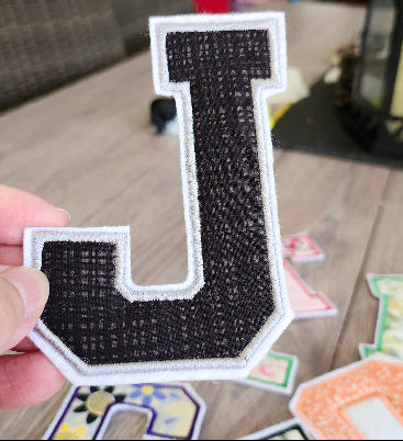 applique letter patch