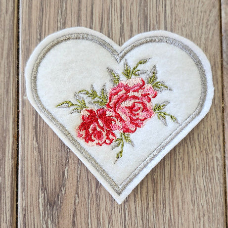 romantic patch embroidered