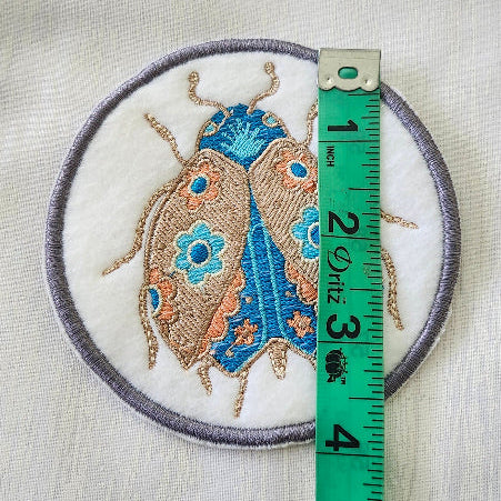floral ladybug patch
