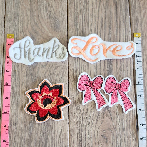 Embroidery appliques