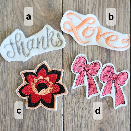 embroidered patches