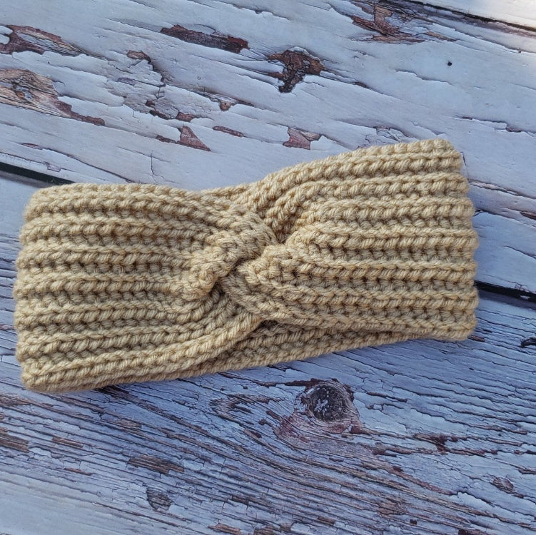 crochet twist headband