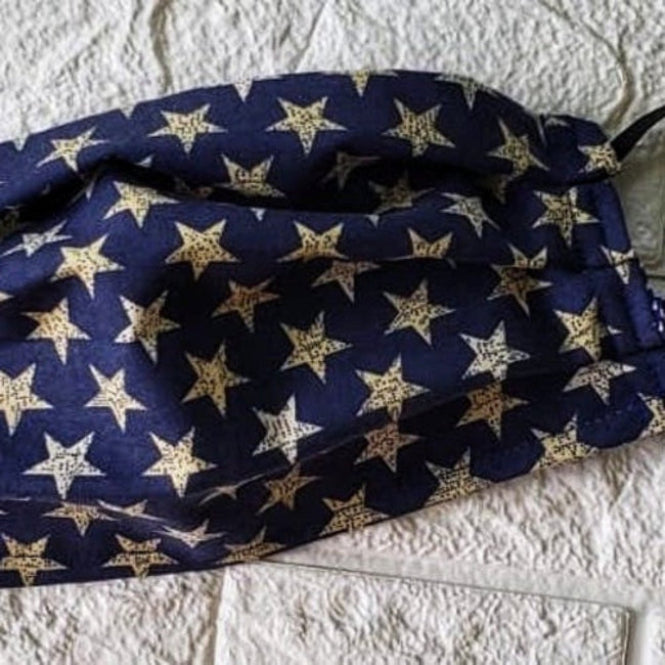 Patriotic blue mask