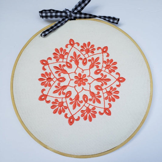 embroidery hoop mandala