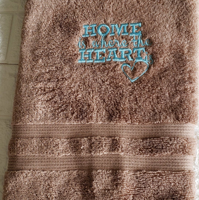 embroidery hand towel