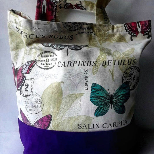 butterflies retro bag